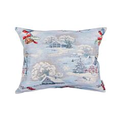 Наволочка новорічна гобеленова Limaso EDEN1254-NV1 45*45 см - фото