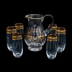 Набір для води Boemia Club 1e634-43081 350мл*6шт/1500мл/7пр - фото