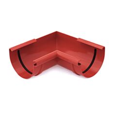 Кут ринви внутрішній Bryza 62-053 90° 125 мм червоний - фото