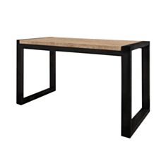 Стіл обідній Метал-Дизайн Спот 136*75 см дуб античний/чорний - фото