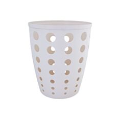 Корзина для мусора Алеана Евро 13,5 л белая роза - фото