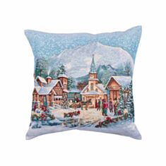 Наволочка новогодняя гобеленовая Limaso ZERMAT CO2-NV 45*45 см - фото