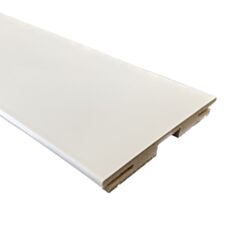 Доборная телескопическая планка KFD 100*10 мм белый мат - фото