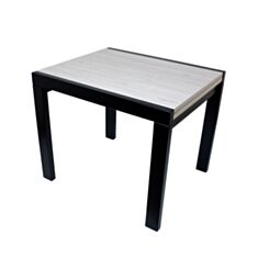 Стол обеденный раскладной Veles Кросс 800 swisspan аляска венге - фото