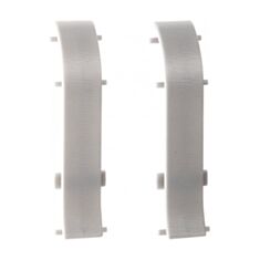 Комплект з'єднання для плінтуса ТІС 0070-ПЛГСК Срібло 2 шт - фото