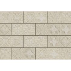 Керамограніт Cerrad Torstone Bianco Decor 14,8*30 см світло-сірий - фото