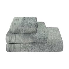 Рушник махровий Soho Line Silver 30*50 см сірий - фото