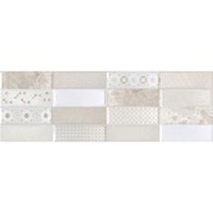 Плитка для стен Halcon Glow Mosaico crema PRI 25*75 см кремовая - фото