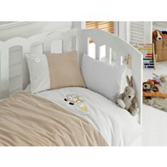 Комплект постільної білизни Cotton Box Baby Ranforce LUX Kuzucuk Bej 100*150 - фото