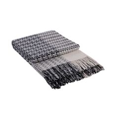 Плед вовняний Vladi Капучіно 104867 140*200 біло-сіро-блакитний - фото