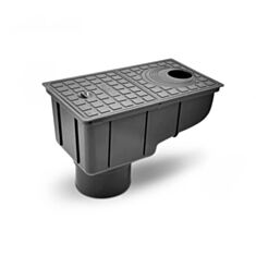 Дождеприемник для желобов Rainway 50-110 мм графит - фото