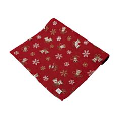 Дорожка Прованс Колокольчики на красном 40*140 см - фото