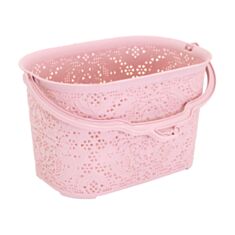 Корзина для прищепок Follow Me Lace 2130 07 2,5 л рожева - фото