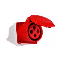 Розетка стаціонарна АСКО-УКРЕМ ГС 124 A0080040005 32А/4 3Р+РЕ - фото