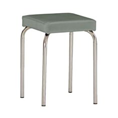 Табурет кухонный металлический Tutti chrome V-2 серый - фото