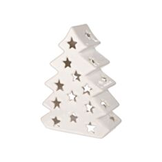 Декор ялинка Eterna 1402 14*6*18,5 см бежевий - фото