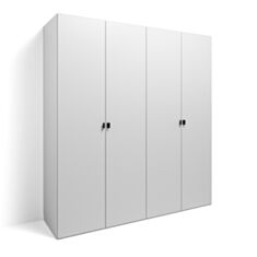 Шафа чотирьохдверна Merx Gallery ГЛ140 біла 26008843 - фото
