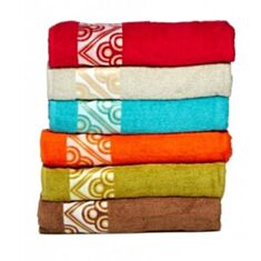 Рушник Romeo Soft Bambu Imaj 70*140 червоний - фото