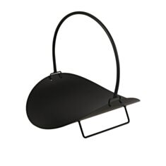 Корзина на дрова J-Line Metal Noir 46290 для каміна 47*43 см - фото