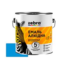 Емаль алкідна Зебра ПФ-116 блакитна 0,25 кг - фото