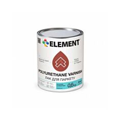 Лак паркетний Element поліуретановий напівматовий 0,6 кг - фото