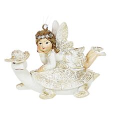 Іграшка на ялинку Ельф на Черепасі BonaDi 707-909 9,5 см - фото