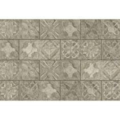 Керамограніт Cerrad Torstone Grys Decor 14,8*30 см сірий - фото