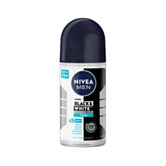 Антиперспірант чоловічий кульковий Nivea Чорне та Біле Невидимий Fresh 50 мл - фото