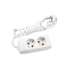 Подовжувач Viko Multi-let 90114202 2 гнізда 2 м з заземленням - фото