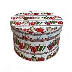 Коробка подарункова Дім Упаковки Новорічна з малюнком 2110098308 29,5*15,8 см - фото