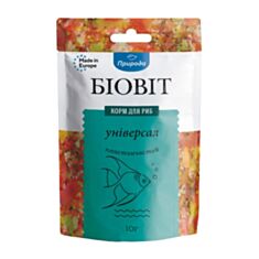 Корм для риб Природа Біовіт Універсал 10 г - фото
