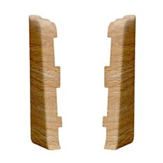 Комплект заглушок для плінтуса Arbiton Indo70 154 дуб сієрра - фото