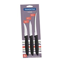 Набір ножів Tramontina Plenus black 23498/012 3 предмета - фото