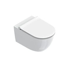 Унітаз підвісний Catalano Sfera 0511550001 з сидінням та кріпленням білий глянцевий - фото