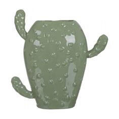 Ваза кактус Eterna WW 2705-28,5 28,5*9,5*28,5 см світло-зелена - фото