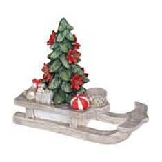 Декоративная фигурка Сани с елкой BonaDi 707-585 38 см - фото