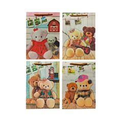  Пакет подарунковий Гулівер Ведмежата 291726 20*25*10 см - фото