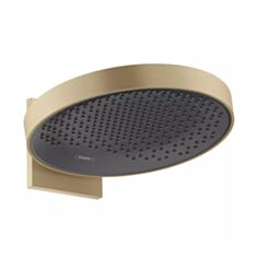 Верхній душ з тримачем Hansgrohe Rainfinity Brushed Bronze 360 26230140  - фото