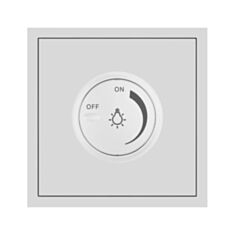 Светорегулятор поворотный Ardero Soft для LED 5-100W EV111D-W белый - фото