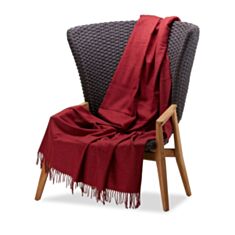 Плед "Лондон" 130*170 бордовий - фото