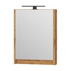 Дзеркальна шафа Ювента Leo MC-50 дуб вотан - фото