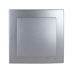 Выключатель одноклавишный Nilson Touran 24131001 серебряный - фото