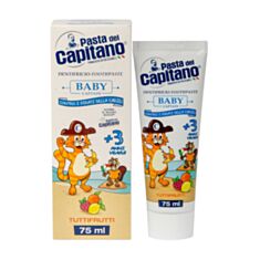 Зубная паста детская Pasta Del Capitano Baby Tutti-frutti 3+ 75 мл - фото