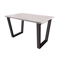 Стіл обідній Метал-Дизайн Бінго 115*75 см аляска/чорний - фото