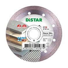 Круг алмазний Distar Decor Slim 11115427010 125*1,2/1,0*8*22,2 мм - фото
