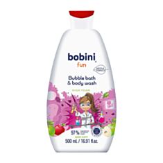 Детский гель для купания Bobini Fun 2 в 1 Apple 500 мл - фото