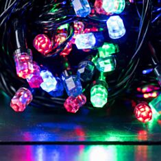 Гирлянда Рубин 100 LED 8 м мультиколор - фото