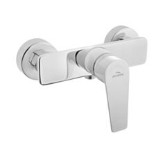 Змішувач для душа Invena Dokos BN-19-002 хром білий - фото