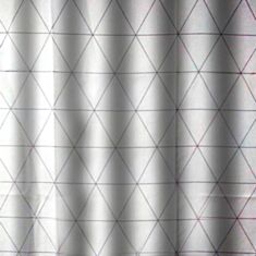 Шторка для ванни Trento Piramide 180*200 см сіра - фото