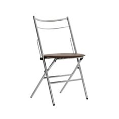 Стілець обідній металевий Piccolo slim alu BN-D коричневий - фото